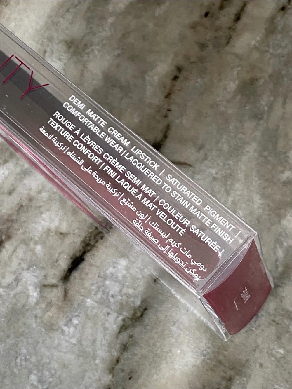 Huda Beauty Demi Matte Cream Lipstick (Bawse) NEW/SEALED/UNOPEN
